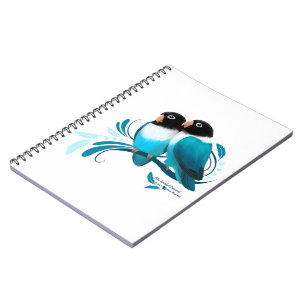 Caderno Espiral Azul-mascarado