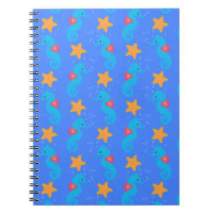 Caderno Espiral Azul, Semente E Bacalhau