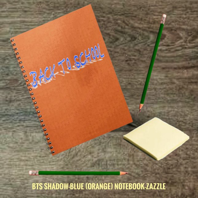 Caderno Espiral Azul-sombra BTS (Criador carregado)