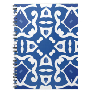 Caderno Espiral Azulejos cerâmicos azulejo portugal. Vintage sem d