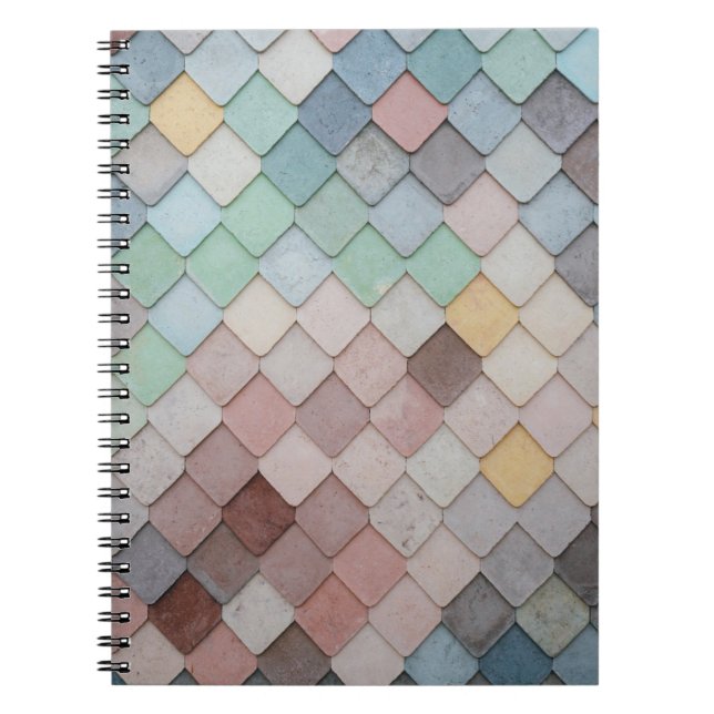 Caderno Espiral Azulejos multicoloridos (Frente)
