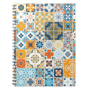 Caderno Espiral Azulejos Portugueses Azulejo: Vintage Multicolor