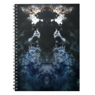 Caderno Espiral Azure Embrace: Convergência Celestial