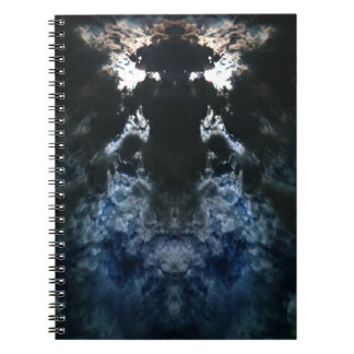 Caderno Espiral Azure Embrace: Convergência Celestial