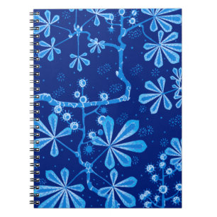 Caderno Espiral Azure Frost Flower Notebook