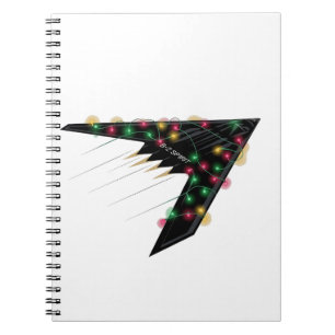 Caderno Espiral B2 Aguardente Espirita de Natal Avião Digital Jet