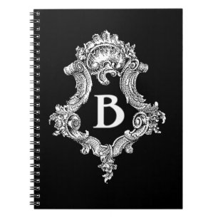 Caderno Espiral B Monograma Inicial