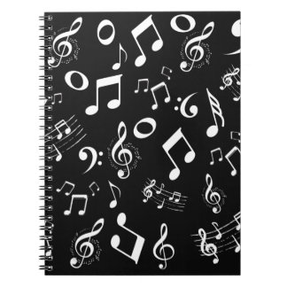 Caderno Espiral B&W Musical