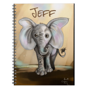 Caderno Espiral Baby Elephant