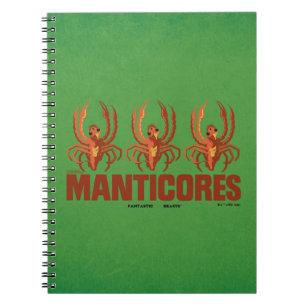 Caderno Espiral Baby Manticores Vintage Graphic