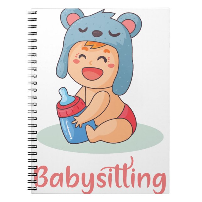 Caderno Espiral Babysitting (Frente)
