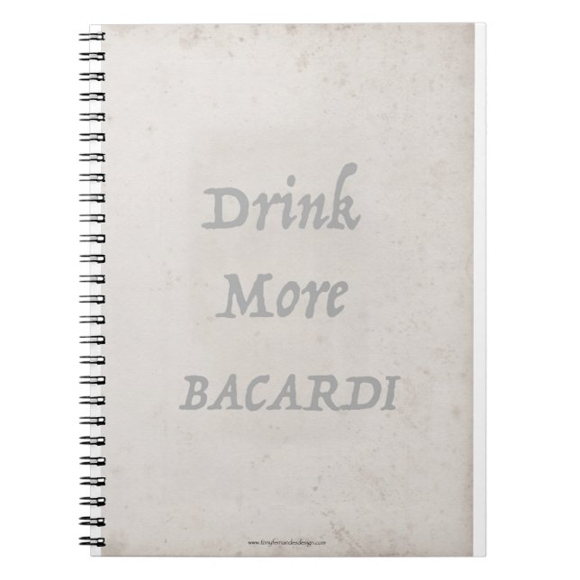 Caderno Espiral bacardi por tony fernandes (Frente)