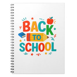 Caderno Espiral Back to school