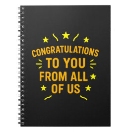 Caderno Espiral Back to School Congratulations – Quote
