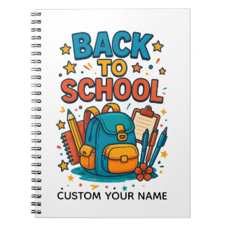 CADERNO ESPIRAL BACK TO YOUR SCHOOL
