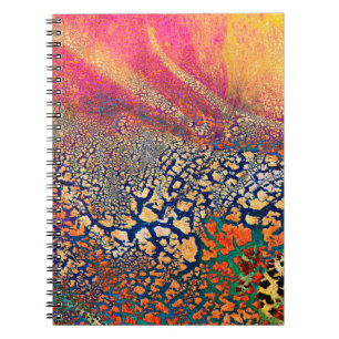 Caderno Espiral backgroun texturizado altamente detalhado com abst