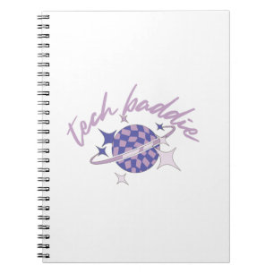 Caderno Espiral Baddie técnico (Variação 2) Notebook espiral