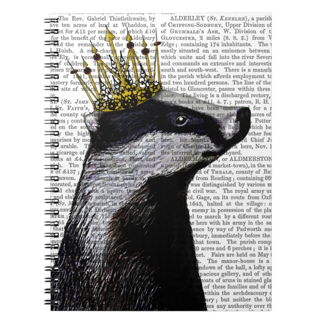 Caderno Espiral Badger King (Frente)