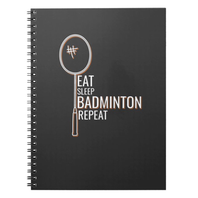 Caderno Espiral Badminton (Frente)