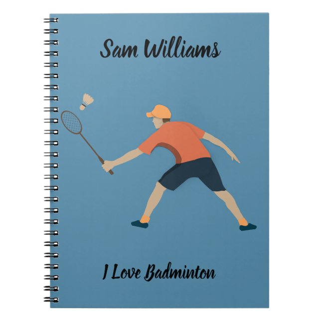 Caderno Espiral Badminton (Frente)