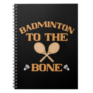 Caderno Espiral Badminton - Badminton até os ossos
