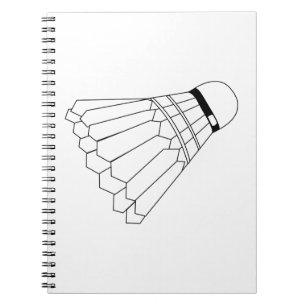 Caderno Espiral Badminton Shuttle