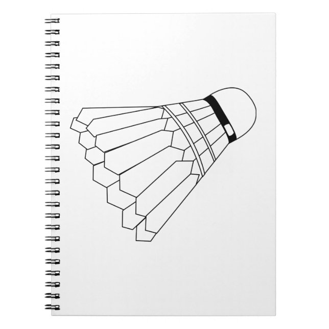 Caderno Espiral Badminton Shuttle (Frente)