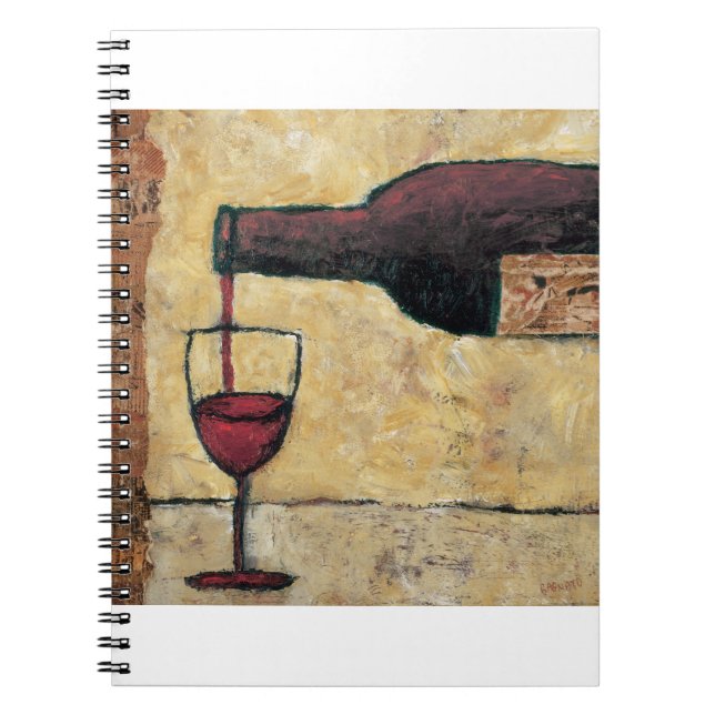 Caderno Espiral BAG04 Wine.tif vermelho (Frente)
