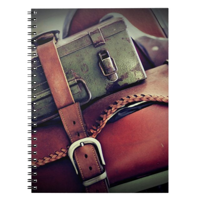 Caderno Espiral Bagagem de Vintage (Frente)