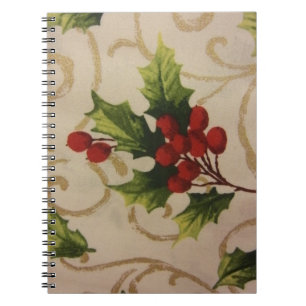Caderno Espiral Bagas do azevinho