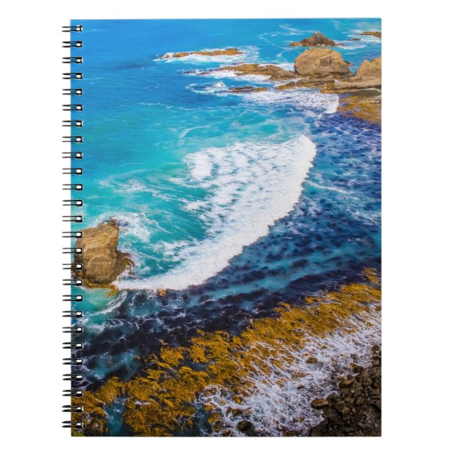 Caderno Espiral Baía De Roaring No Ponto Nugget (Frente)