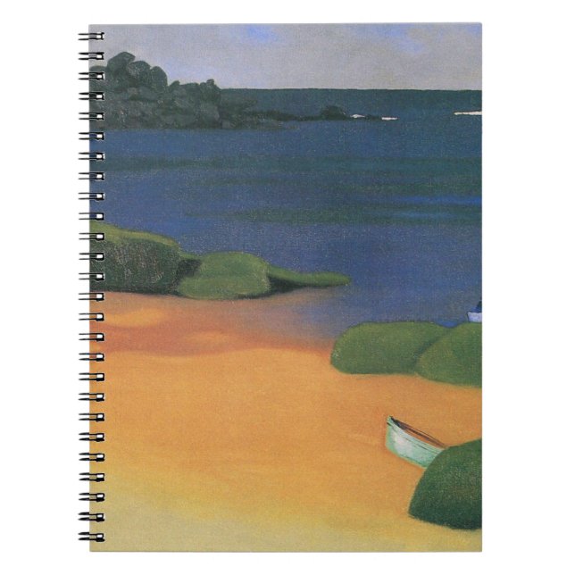 Caderno Espiral Baía de Tregastel de Felix Vallotton, Arte Fino (Frente)