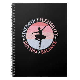 Caderno Espiral Bailarina Dançarina de Ballet - Valores de Mentali