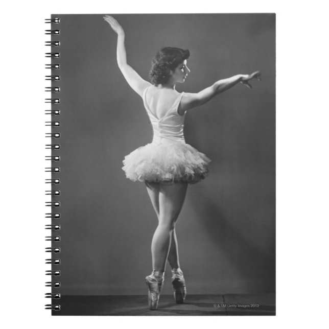 Caderno Espiral Bailarina no tutu (Frente)