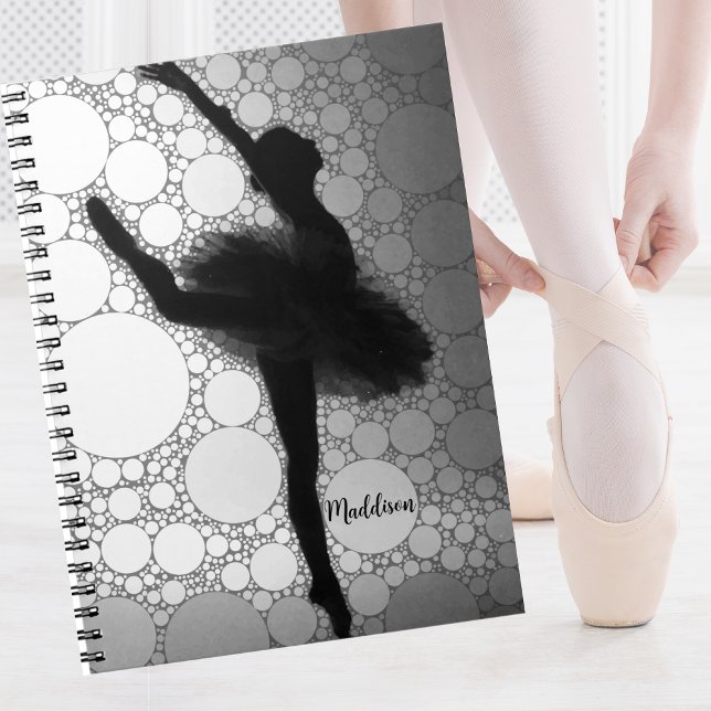 Caderno Espiral Bailarina Personalizada Dança de Ballet (Criador carregado)