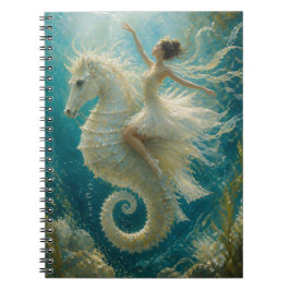 Caderno Espiral Bailarina Surreal e Fantasia de Cavalo-Marinho