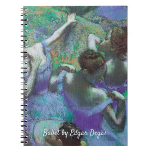 Caderno Espiral Bailarinas Azuis de Edgar Degas, Impressionismo Vi