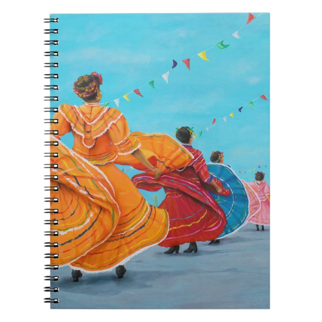 Caderno Espiral Baile Folklorico Dance (Frente)