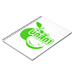 Caderno Espiral Bak Sida Farang escrito em tailandês Isaan Dialect