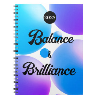 Caderno Espiral BALANCE and BRILLIANCE Spiral Notebook