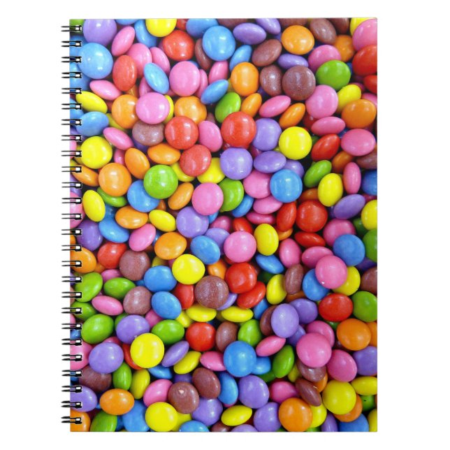 Caderno Espiral Balas Coloridas (Frente)