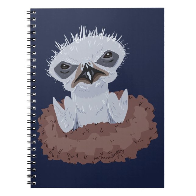 Caderno Espiral Bald Eagle Baby (Frente)