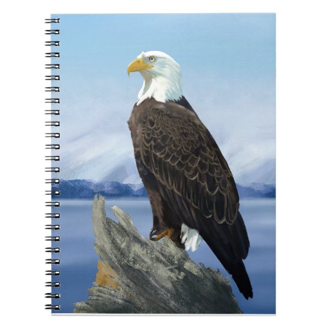 Caderno Espiral Bald Eagle Planner (Frente)