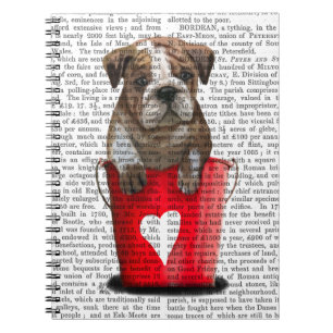 Caderno Espiral Balde Do Amor Vermelho