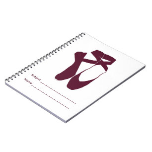 Caderno Espiral Balé Ametist de Ponta da Equipe
