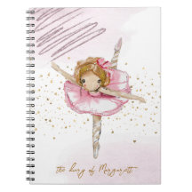 Balé Dançante Seu Diário Rosa E Bonito