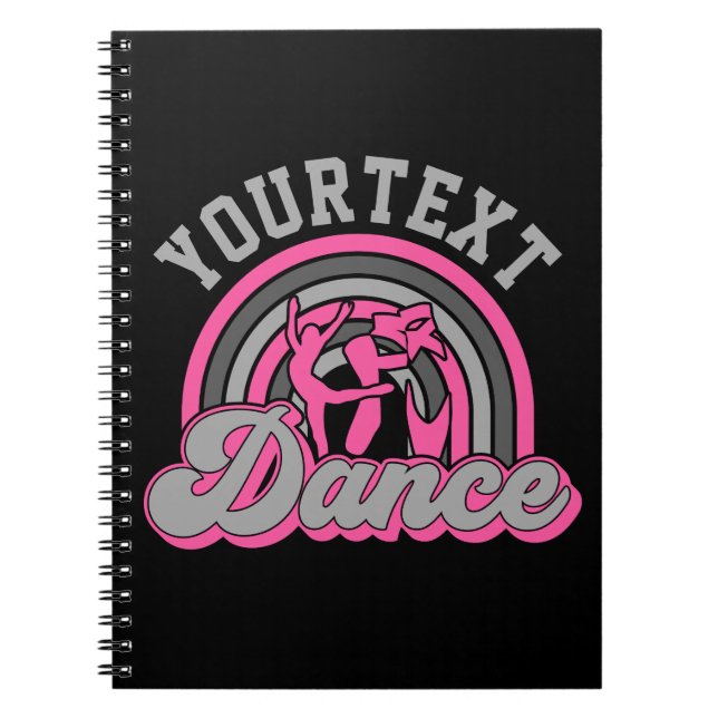 Caderno Espiral Balé Dancer ADD TEXT Classic Dance Executor (Frente)