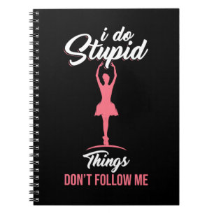 Caderno Espiral Balé Dancer Não Me Siga