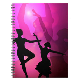 Caderno Espiral Balé Dancers