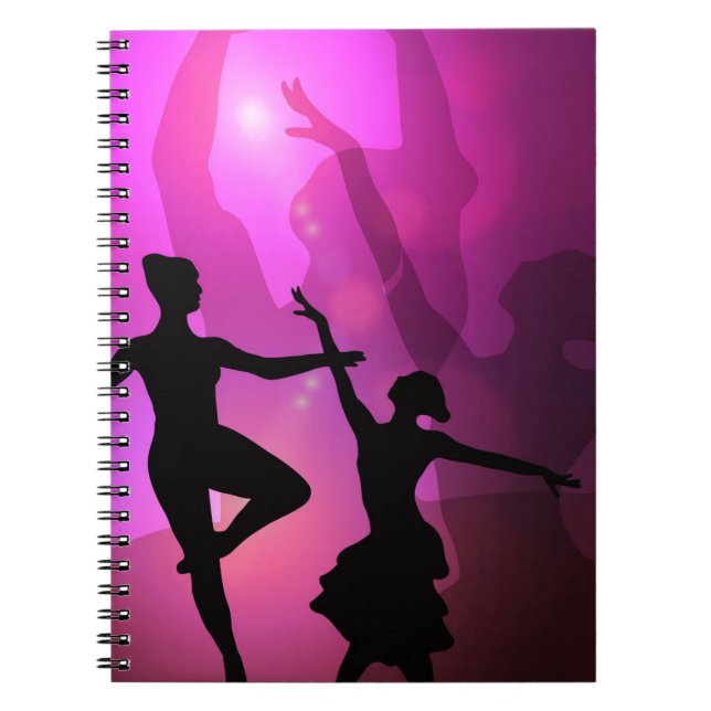 Caderno Espiral Balé Dancers (Frente)